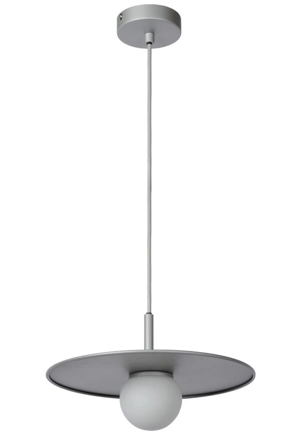 Lucide TOPHER - Hanglamp - Ø 30 cm - 1xG9 - Mat chroom - uit